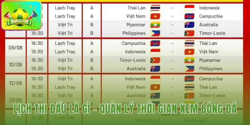 Hình minh họa lịch thi đấu bóng đá hôm nay và ngày mai 1
